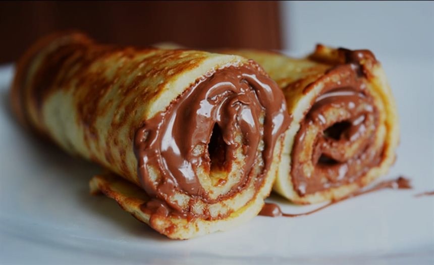 Clătite cu Nutella